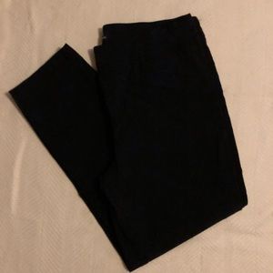 Black crop (ankle) pant